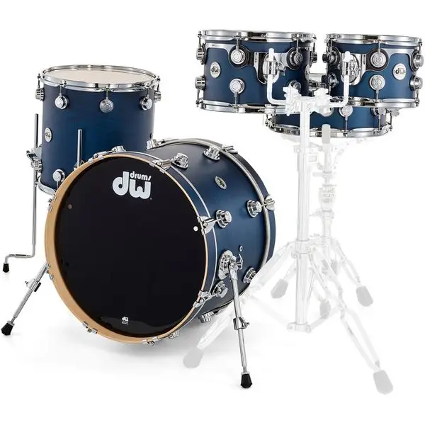 DW Satin Oil 20" Satin Blue Set Markenware