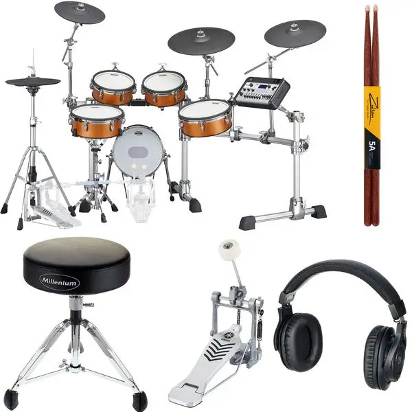 Neu Yamaha DTX10K-X Real Wood Bundle