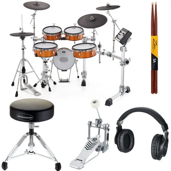 Yamaha DTX10K-M Real Wood Bundle Echt