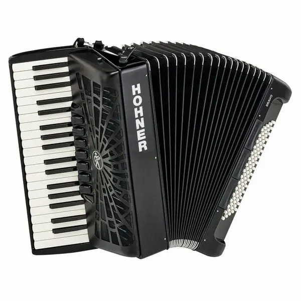 Hohner Bravo III 80 Black silent key Must-Have