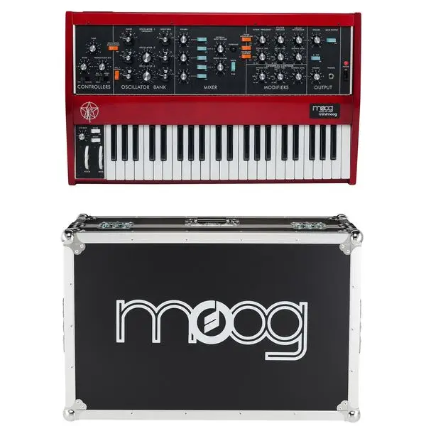 Neue Kollektion Moog Geddy Lee Minimoog Case Bundle