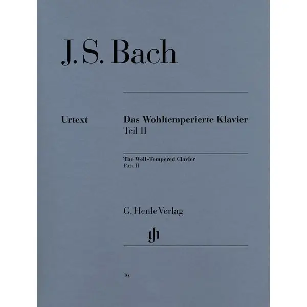 Henle Verlag Bach Wohltemperiert Klavier II Echt