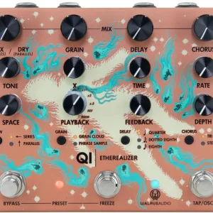 Preis Gesenkt Walrus Audio Qi Etherealizer Terracotta - Reverb Delay Chorus Granular Effect