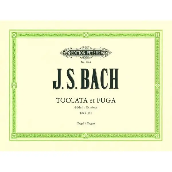 Edition Peters Bach Toccata Und Fuge BWV 565 Preis Gesenkt