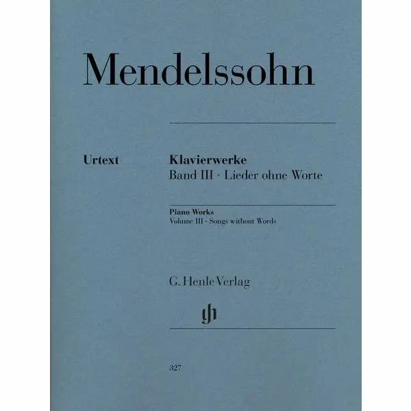 Henle Verlag Mendelssohn Lieder Ohne Worte Aktuell