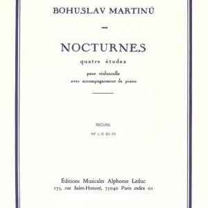 Super-Preis Leduc Nocturnes pour violoncelle et piano