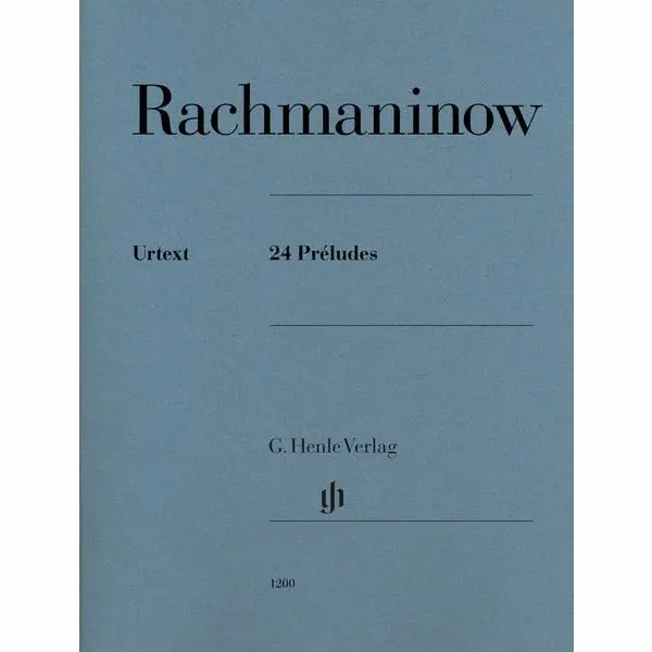 Must-Have Henle Verlag Rachmaninow 24 Préludes