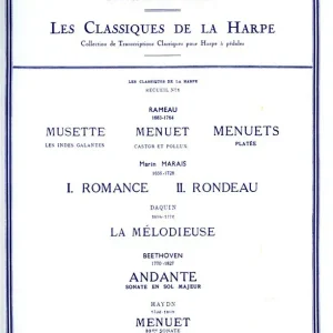 Rabatt Leduc Les Classiques de la Harpe No. 1