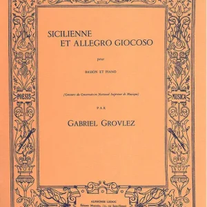 Zertifiziert Leduc Sicilienne et Allegro Giocoso
