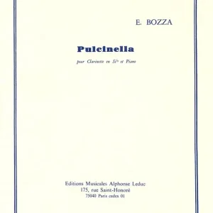 Sofort Bestellen Leduc Pulcinella For Clarinet And Piano
