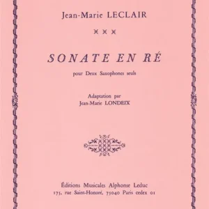 Begrenztes Angebot Leduc Sonate En Re