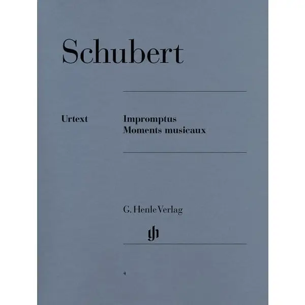 Henle Verlag Schubert Impromptus Moments Schneller Versand