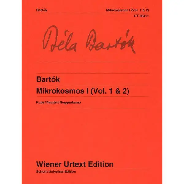 Wiener Urtext Edition Bartok Mikrokosmos I (Vol.1&2) Zertifiziert