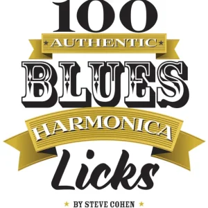 Hal Leonard 100 Authentic Blues Harmonica Licks Neue Ware