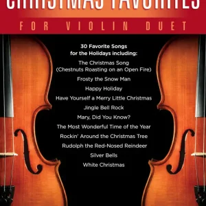 Hal Leonard Christmas Favorites for Violin Duet Nur Für Kurze Zeit
