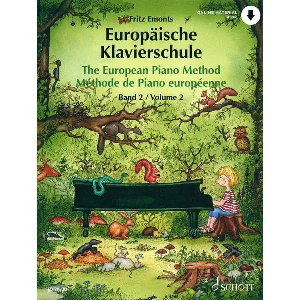 Kostenfreie Lieferung Schott Europäische Klavierschule 2+CD