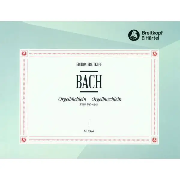 Breitkopf & Härtel Bach Orgelbüchlein Abverkauf
