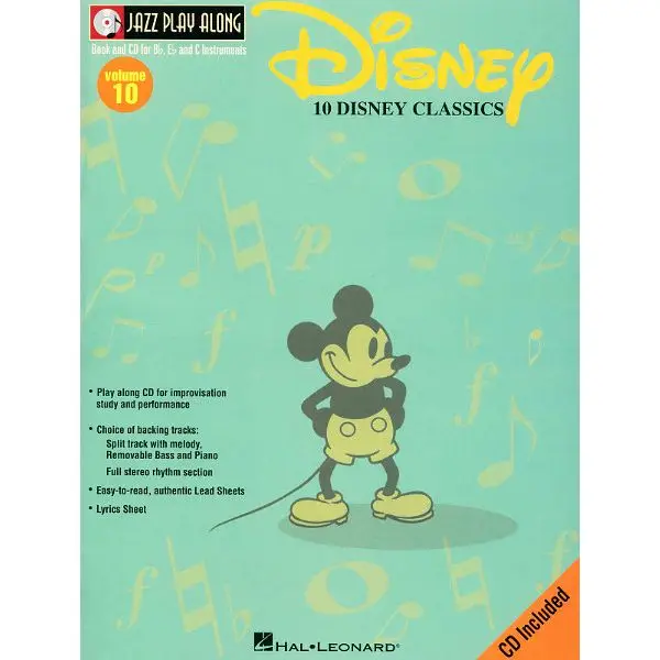 Expressversand Hal Leonard Jazz Play-Along Disney Classic