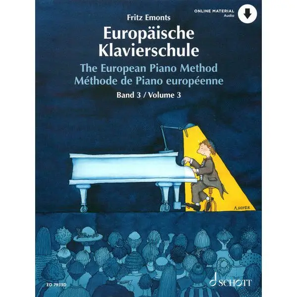 Schott Europäische Klavierschule 3 Neue Ware