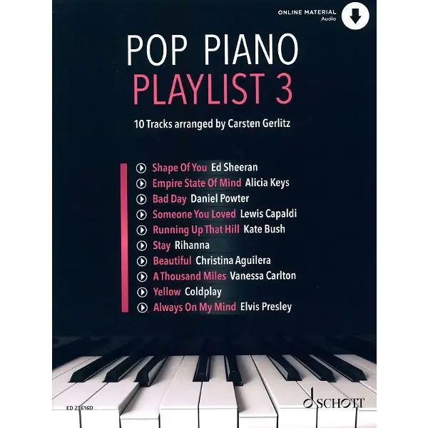 Schott Pop Piano Playlist 3 Top-Angebot
