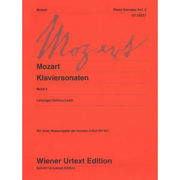 Wiener Urtext Edition Mozart Klaviersonaten 2 Heißes Angebot