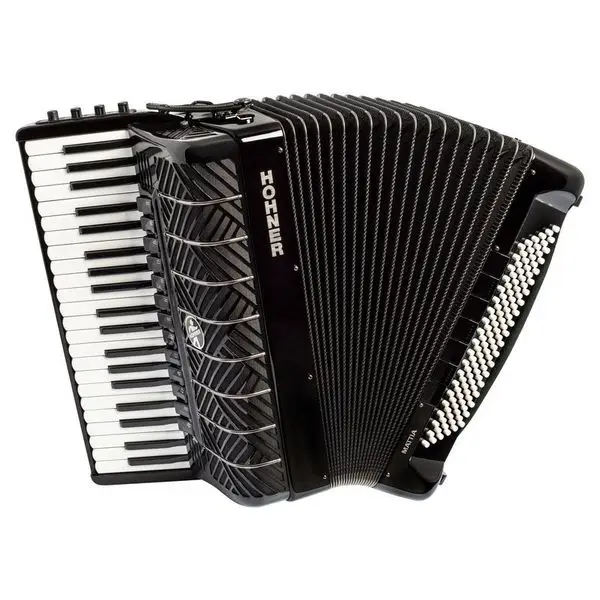 Hohner Mattia IV 120 BK white Buttons Aktuell