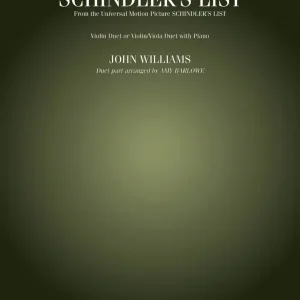 Bestseller Hal Leonard Theme from Schindler's List
