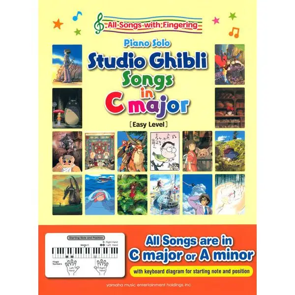 Top-Seller Yamaha Music Entertainment Studio Ghibli Songs In C Major