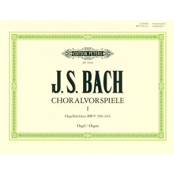Saisonangebot Edition Peters Bach Orgelbüchlein