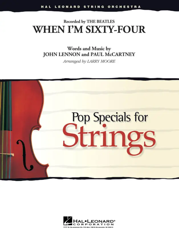 Begrenztes Angebot Hal Leonard When I'm Sixty-Four