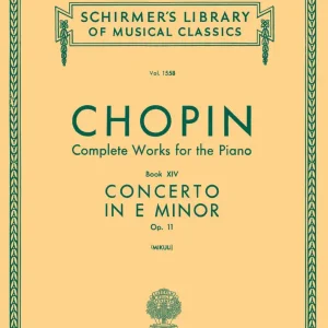 Neuheit Schirmer Piano Concerto No.1 In E Minor Op.11