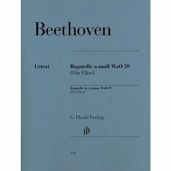 Preisreduziert Henle Verlag Beethoven Für Elise