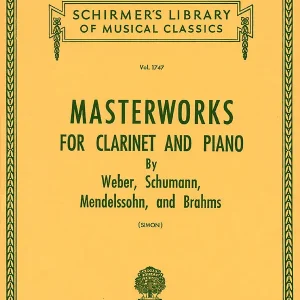 Ausverkauf Schirmer Masterworks for Clarinet and Piano