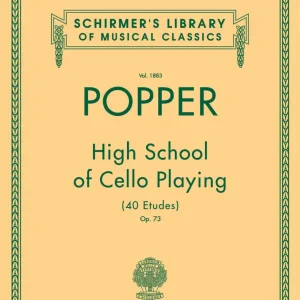 Schirmer High School of Cello Playing (40 Etudes) Op. 73 Sonderaktion