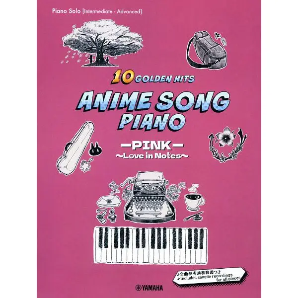 Yamaha Music Entertainment Anime Golden Hits Piano Pink Markenprodukt