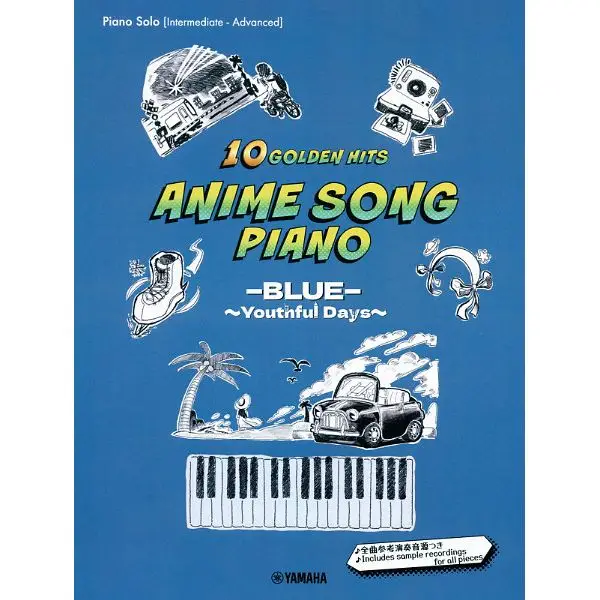 Zertifiziert Yamaha Music Entertainment Anime Golden Hits Piano Blue