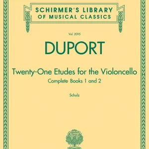 Schirmer 21 Etudes For Cello Nur Heute