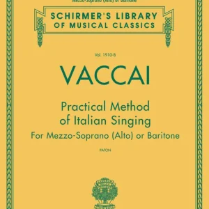 Nur Für Kurze Zeit Schirmer Practical Method of Italian Singing