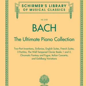 Letzte Chance Schirmer Bach: The Ultimate Piano Collection