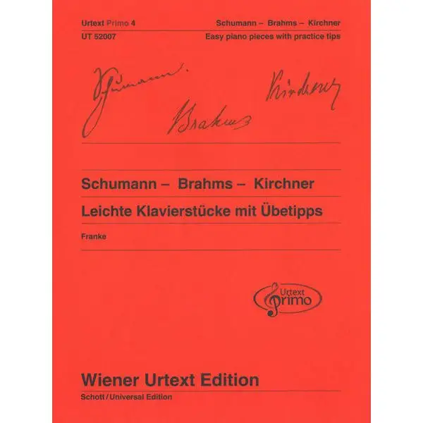 Kracherpreis Wiener Urtext Edition Schumann – Brahms – Kirchner