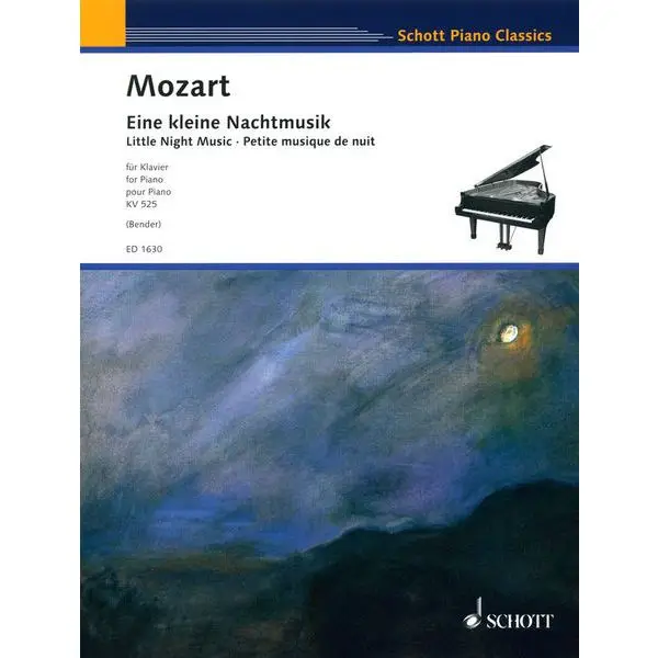 Wochenendangebot Schott Mozart Kleine Nachtmusik Piano
