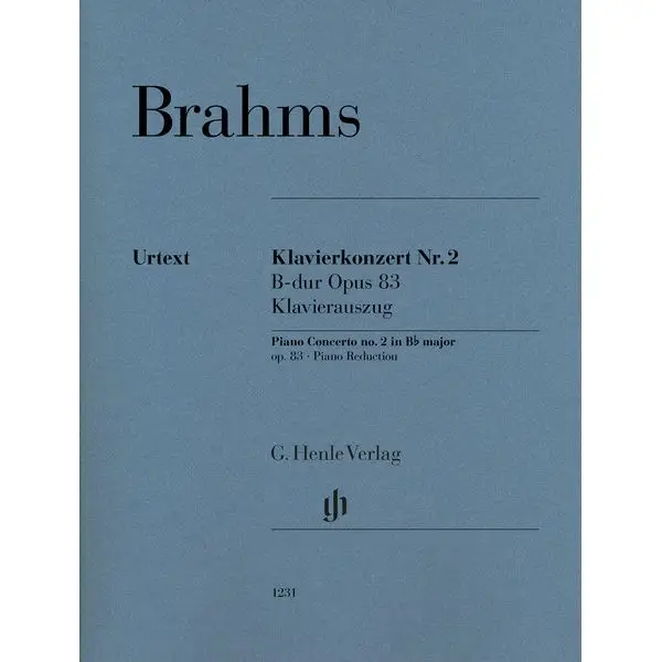 Henle Verlag Brahms Klavierkonzert Nr. 2 Markenprodukt