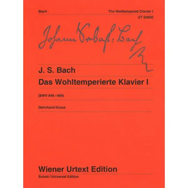 Wiener Urtext Edition Bach Wohltemperierte Klavier 1 Billig
