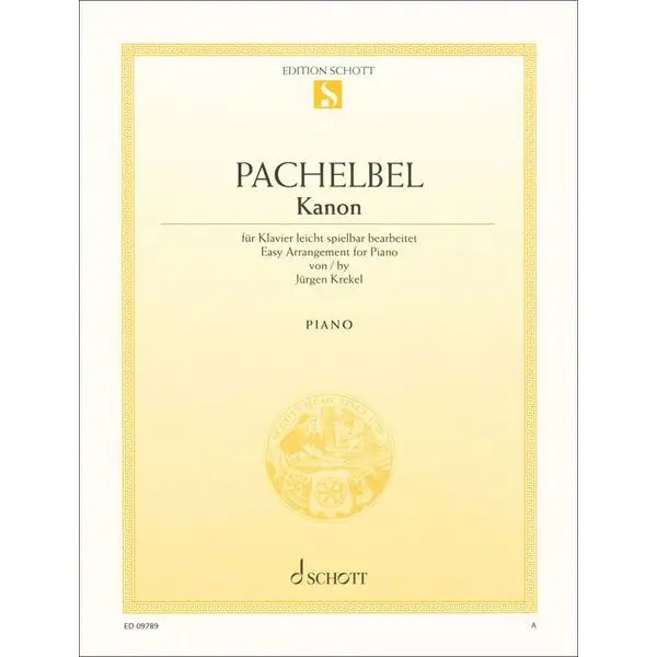Billig Schott Pachelbel Kanon