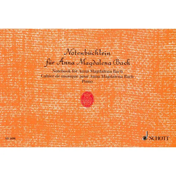 Heißes Angebot Schott Bach Notenbüchlein