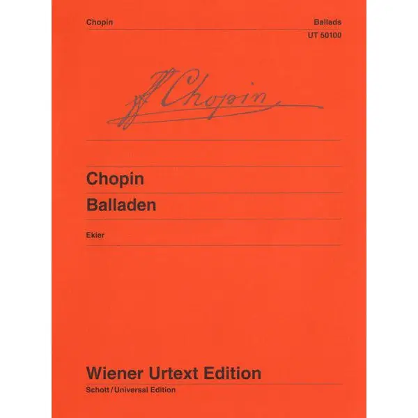 Schnäppchen Wiener Urtext Edition Chopin Balladen
