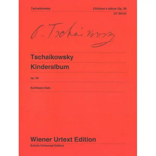 Must-Have Wiener Urtext Edition Tschaikowsky Kinderalbum