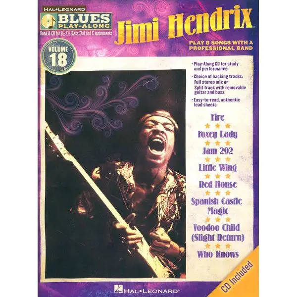 Hal Leonard Blues Play-Along Jimi Hendrix Letzte Chance