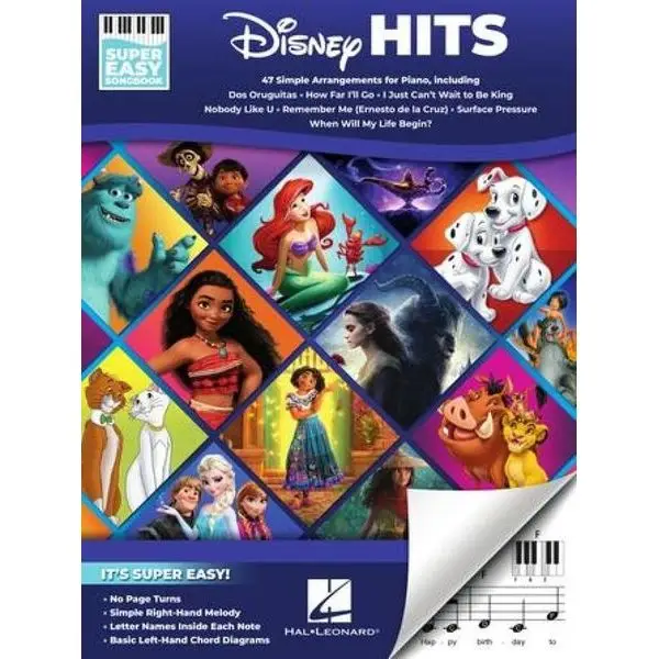 Hal Leonard Disney Hits Super Easy Neu Im Sortiment