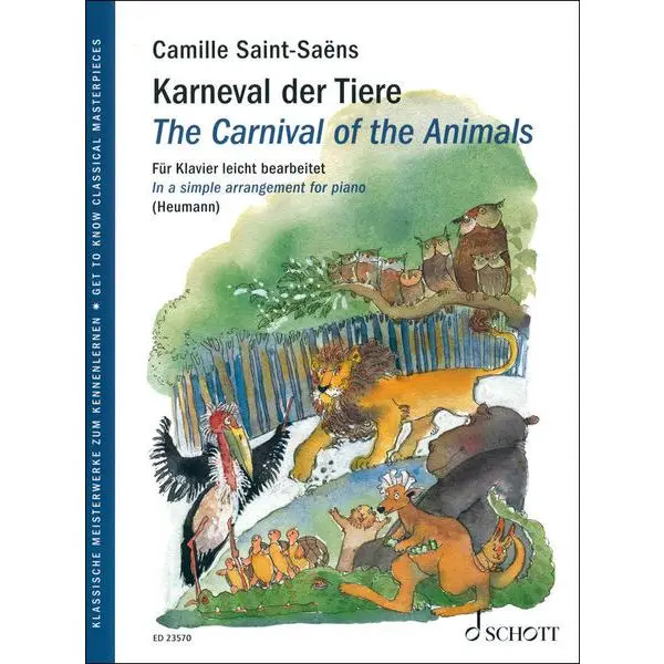 Neuheit Schott Saint-Saens Karneval d. Tiere